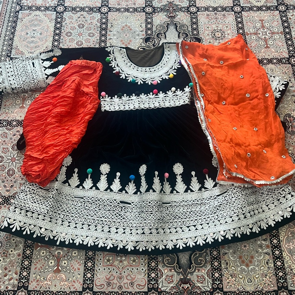 Afghani Charma/ Gand Afghani Dress